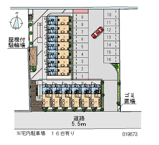 ★手数料０円★別府市上原町　月極駐車場（LP）